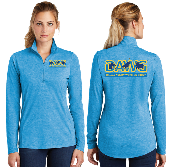 DAWG/TriBlend Wicking Lightweight Quarter Zip Pullover/LST407/