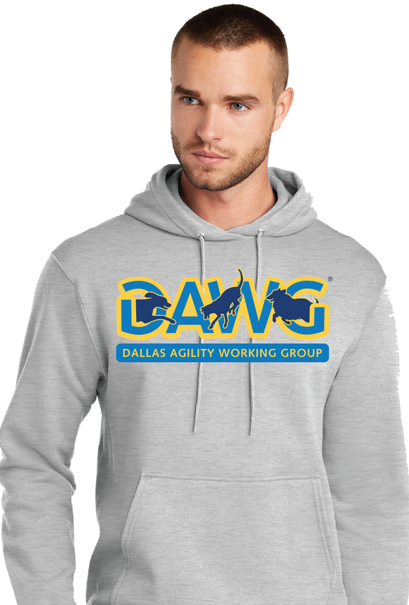 DAWG/Port and Company Core Fleece Pullover Hooded Sweatshirt/PC78H/