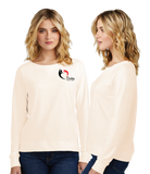 Dudley/Women Featherweight French Terry Long Sleeve Crewneck/DT672