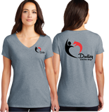 Dudley/Women TriBlend SUPER SOFT V Neck Tee/DM1350L/