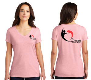 Dudley/Women TriBlend SUPER SOFT V Neck Tee/DM1350L/