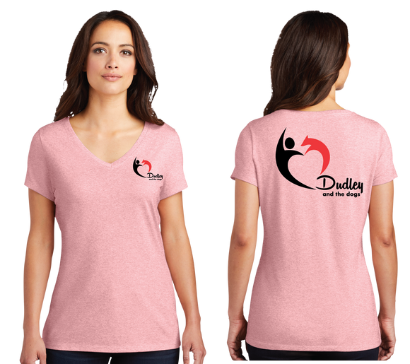 Dudley/Women TriBlend SUPER SOFT V Neck Tee/DM1350L/