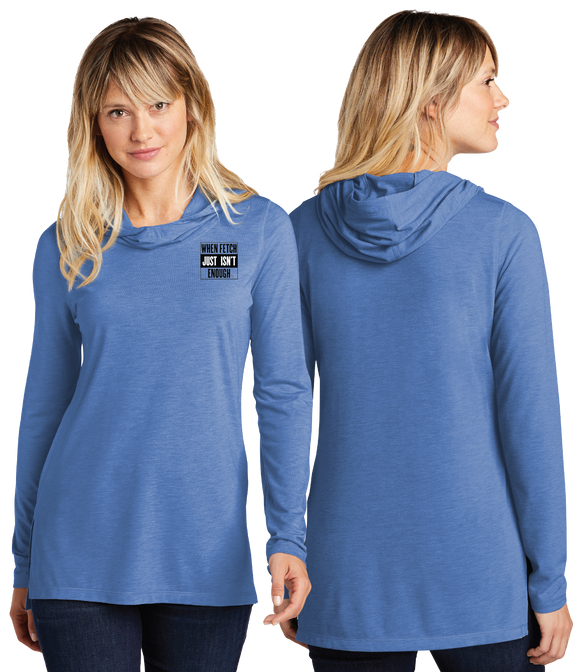 FETCH/Sport Tek Women TriBlend Wicking Long Sleeve Hoodie/LST406/