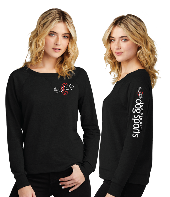 GGDS24/Women Featherweight French Terry Long Sleeve Crewneck/DT672