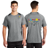 GONC/Sport Tek Heather Colorblock Contender Tee/ST361/