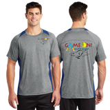GONC/Sport Tek Heather Colorblock Contender Tee/ST361/
