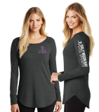 HMBDS24/Women’s Perfect Tri Long Sleeve Tunic Tee/DT132L