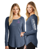 HMBDS24/Women’s Perfect Tri Long Sleeve Tunic Tee/DT132L