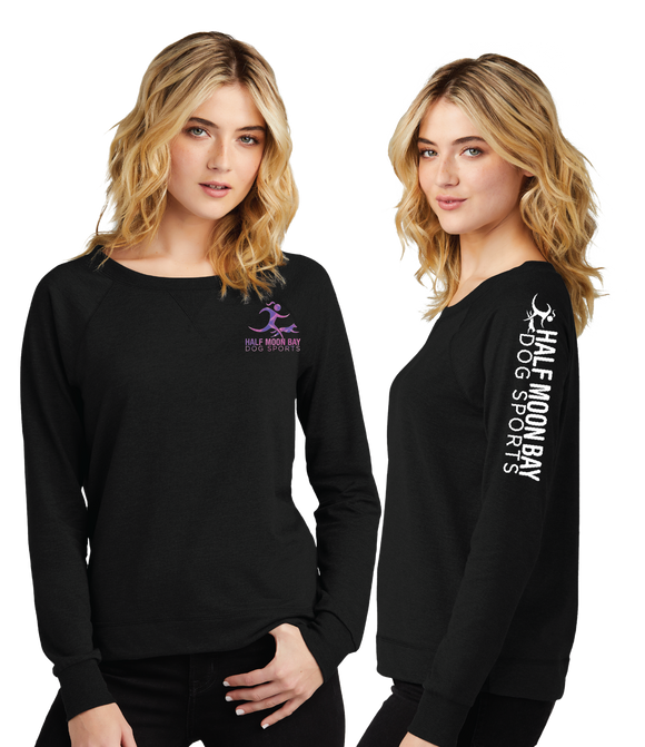 HMBDS24/Women Featherweight French Terry Long Sleeve Crewneck/DT672