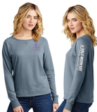 HMBDS24/Women Featherweight French Terry Long Sleeve Crewneck/DT672