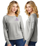 HMBDS24/Women Featherweight French Terry Long Sleeve Crewneck/DT672