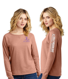 HMBDS24/Women Featherweight French Terry Long Sleeve Crewneck/DT672