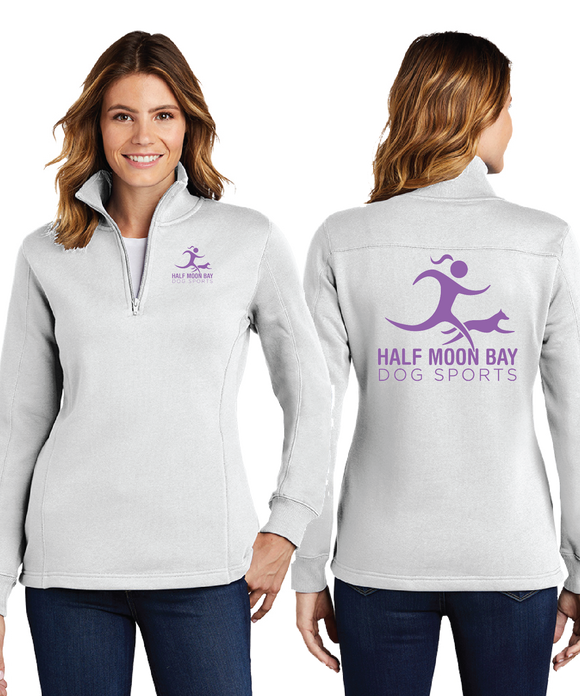 HMBDS24/Ladies 9oz Quarter Zip Sweatshirt/LST253/