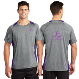 HMBDS24/Sport Tek Heather Colorblock Contender Tee/ST361/