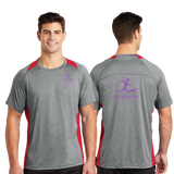 HMBDS24/Sport Tek Heather Colorblock Contender Tee/ST361/