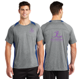 HMBDS24/Sport Tek Heather Colorblock Contender Tee/ST361/