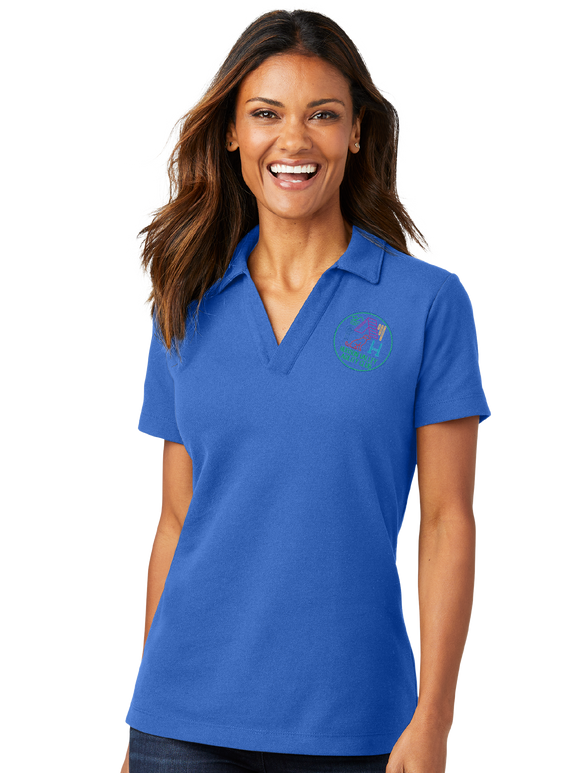 HVAC/ Port Authority Ladies C FREE Cotton Blend Pique Polo/LK867