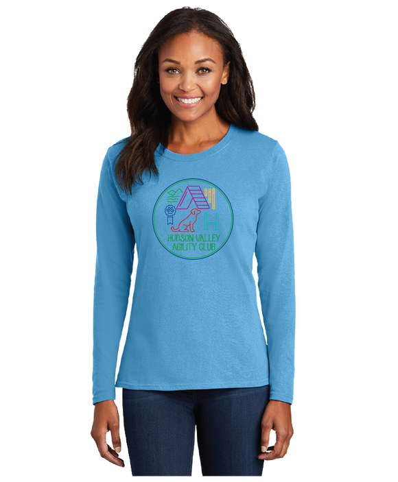 HVAC/Women Long Sleeve Core Cotton Tee/LPC54LS/