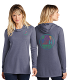 HVAC/Sport Tek Women TriBlend Wicking Long Sleeve Hoodie/LST406/