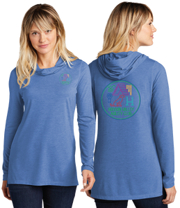 HVAC/Sport Tek Women TriBlend Wicking Long Sleeve Hoodie/LST406/