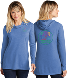 HVAC/Sport Tek Women TriBlend Wicking Long Sleeve Hoodie/LST406/