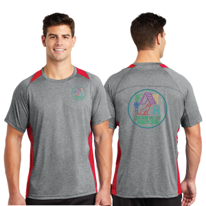 HVAC/Sport Tek Heather Colorblock Contender Tee/ST361/