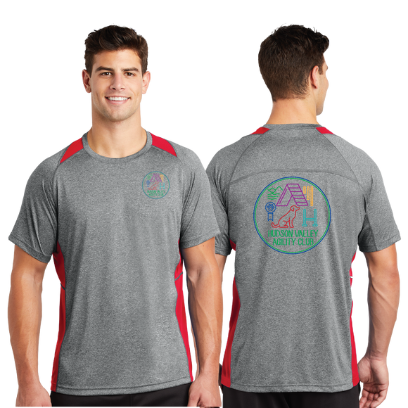 HVAC/Sport Tek Heather Colorblock Contender Tee/ST361/