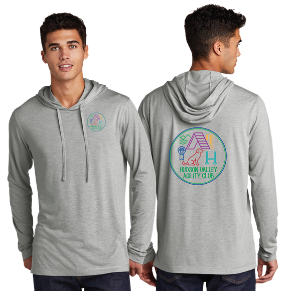 HVAC/UniSex Sport Tek TriBlend Wicking Long Sleeve Hoodie /ST406/