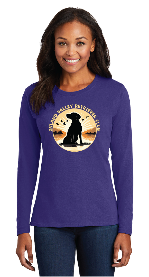 IVRC/Women Long Sleeve Core Cotton Tee/LPC54LS/