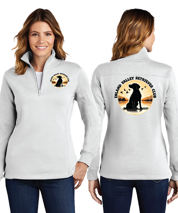 IVRC/Ladies 9oz Quarter Zip Sweatshirt/LST253/