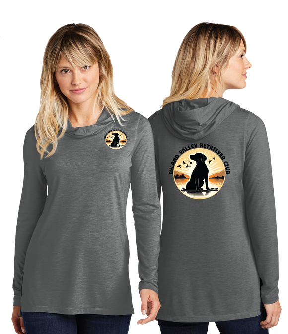 IVRC/Sport Tek Women TriBlend Wicking Long Sleeve Hoodie/LST406/