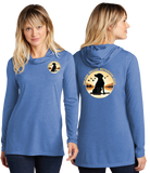 IVRC/Sport Tek Women TriBlend Wicking Long Sleeve Hoodie/LST406/