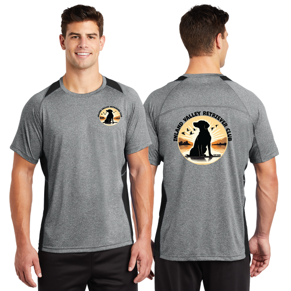 IVRC/Sport Tek Heather Colorblock Contender Tee/ST361/