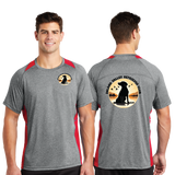 IVRC/Sport Tek Heather Colorblock Contender Tee/ST361/