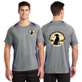 IVRC/Sport Tek Heather Colorblock Contender Tee/ST361/