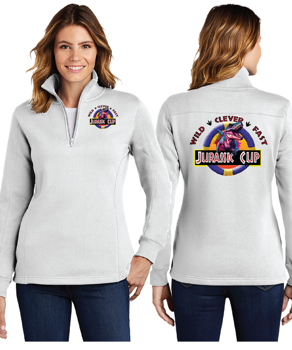 JCUP23/Ladies 9oz Quarter Zip Sweatshirt/LST253/