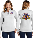 JCUP23/Ladies 9oz Quarter Zip Sweatshirt/LST253/