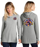 JCUP23/Sport Tek Women TriBlend Wicking Long Sleeve Hoodie/LST406/