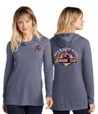 JCUP23/Sport Tek Women TriBlend Wicking Long Sleeve Hoodie/LST406/