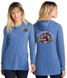 JCUP23/Sport Tek Women TriBlend Wicking Long Sleeve Hoodie/LST406/