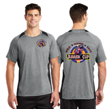 JCUP23/Sport Tek Heather Colorblock Contender Tee/ST361/