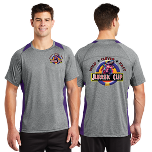 JCUP23/Sport Tek Heather Colorblock Contender Tee/ST361/