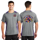 JCUP23/Sport Tek Heather Colorblock Contender Tee/ST361/