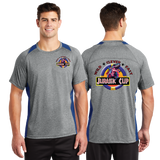 JCUP23/Sport Tek Heather Colorblock Contender Tee/ST361/