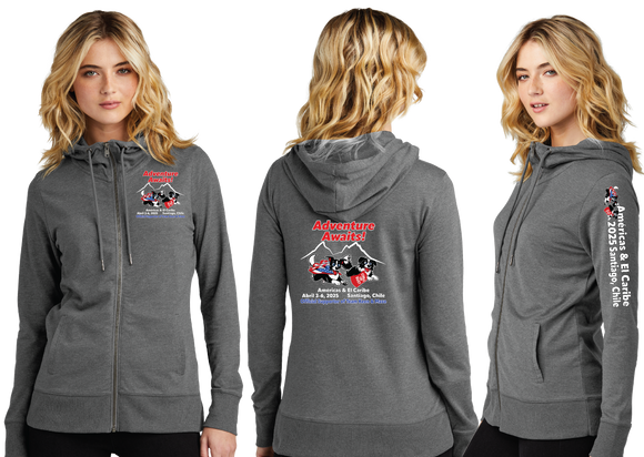 KIMF/Women Featherweight French Terry Full Zip Hoodie/DT673