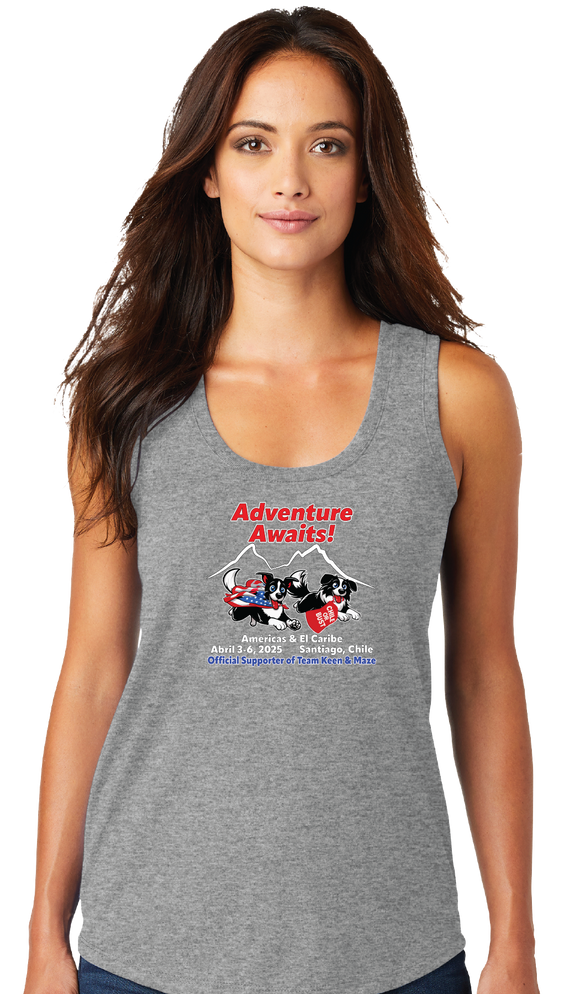 KIMF/Women TriBlend Racerback Tank Top/DM138L