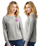 KRA23/Women Featherweight French Terry Long Sleeve Crewneck/DT672