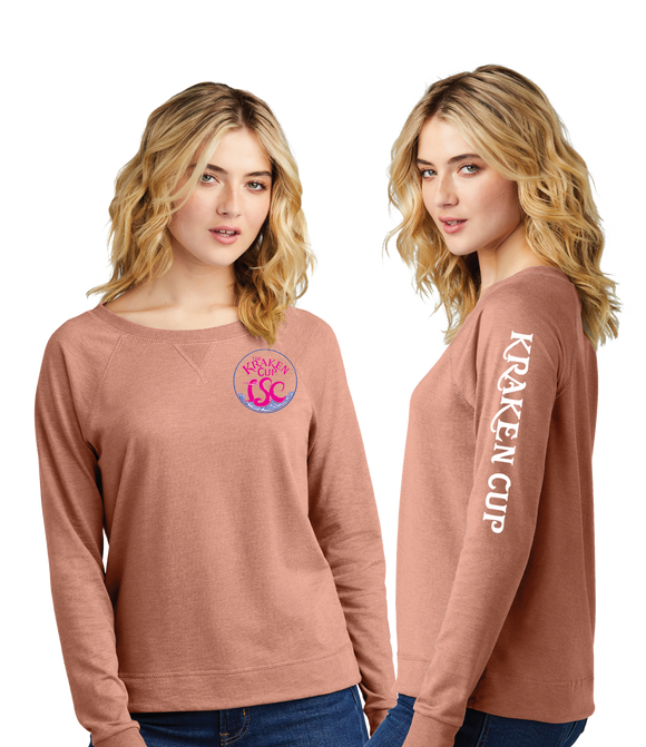 KRA23/Women Featherweight French Terry Long Sleeve Crewneck/DT672