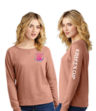 KRA23/Women Featherweight French Terry Long Sleeve Crewneck/DT672