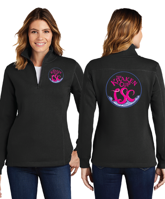 KRA23/Ladies 9oz Quarter Zip Sweatshirt/LST253/